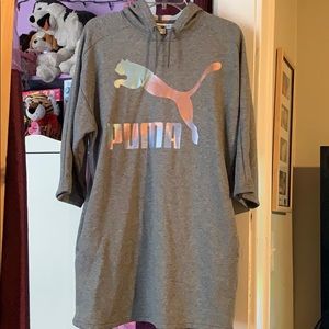 Xs oversized puma hoodie dress